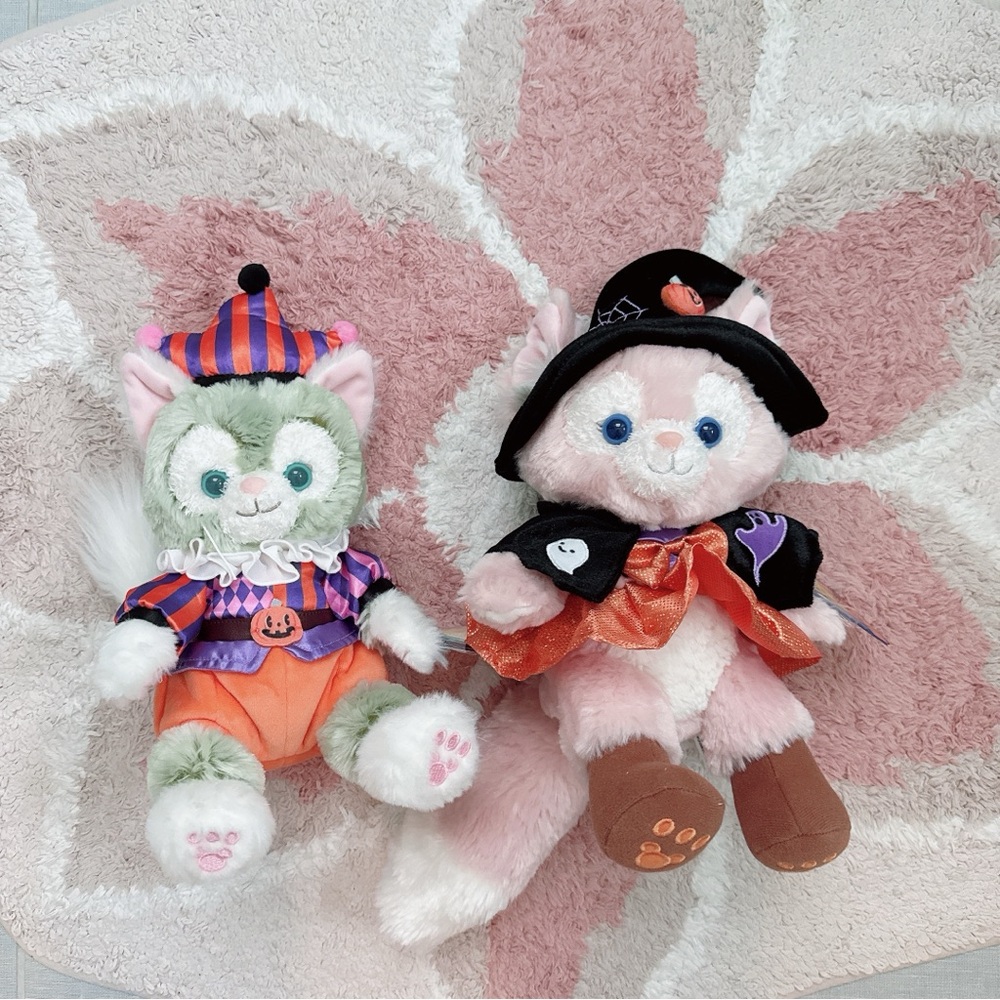 NWT Rare Disney Friends of Duffy Halloween Plush Linabell & Gelatoni